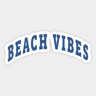 Beach Vibes Capital Sticker